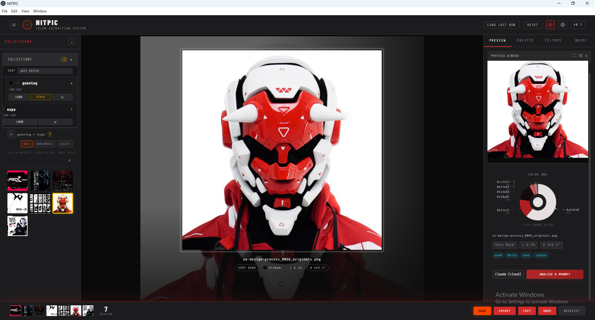 Collections preview mode