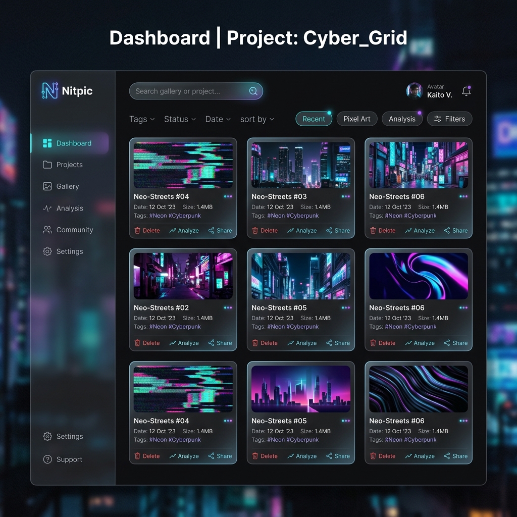 Dashboard wireframe